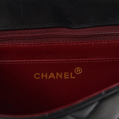 Chanel Lambskin Quilted Medium Single Flap Black 8 of 10