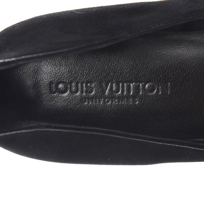 Louis Vuitton Suede Uniformes Ballet Flats 37 Black 10 of 11