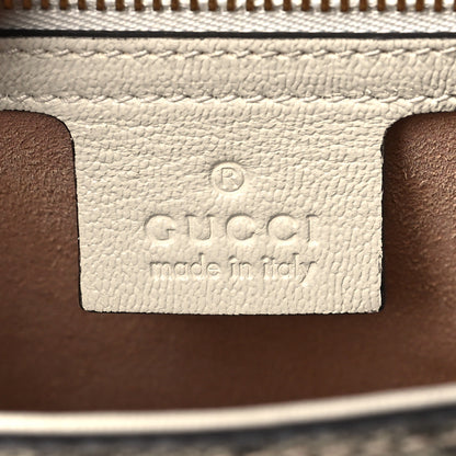 Gucci GG Supreme Monogram Calfskin Small Padlock Messenger Shoulder Bag Beige Mystic White Sun Oil 6 of 9