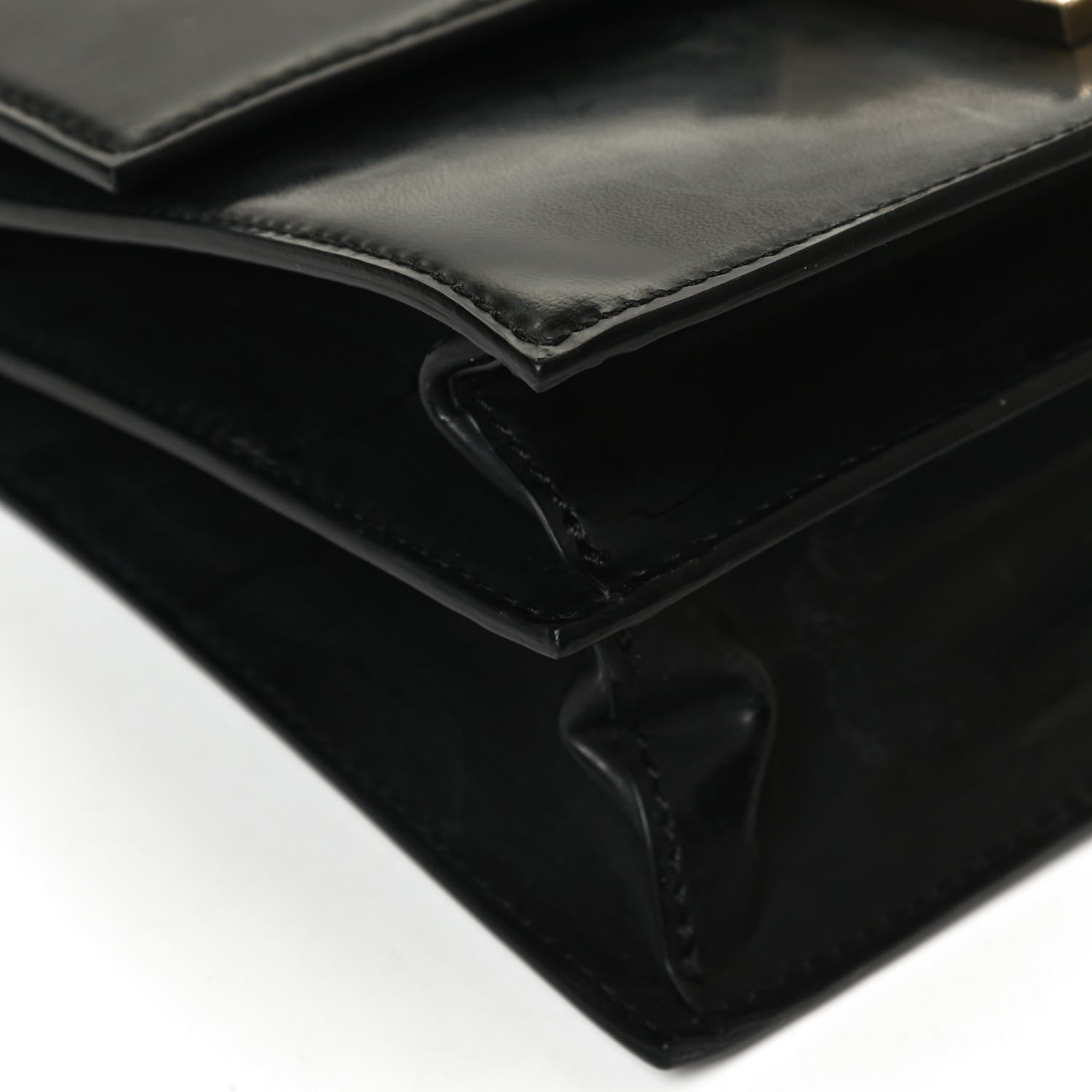 Versace Nappa Large Diamante Flap Black 10 of 13
