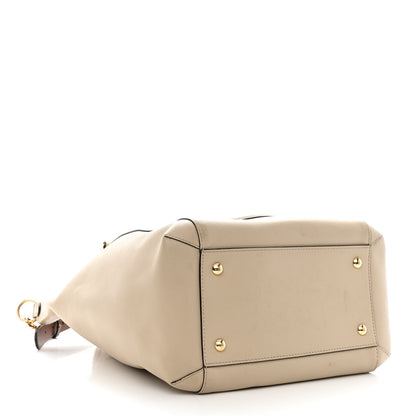 Fendi Vitello Grace King Karligraphy Chain Bucket Bag Nuvola Praline 4 of 11