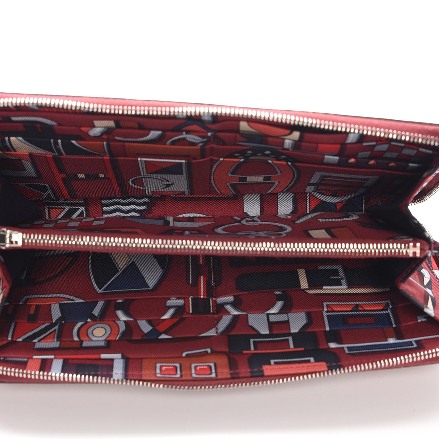 Epsom Silk'In Wallet Rouge Grenade