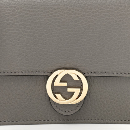 Gucci Dollar Calfskin Interlocking G Chain Wallet Loess 8 of 10