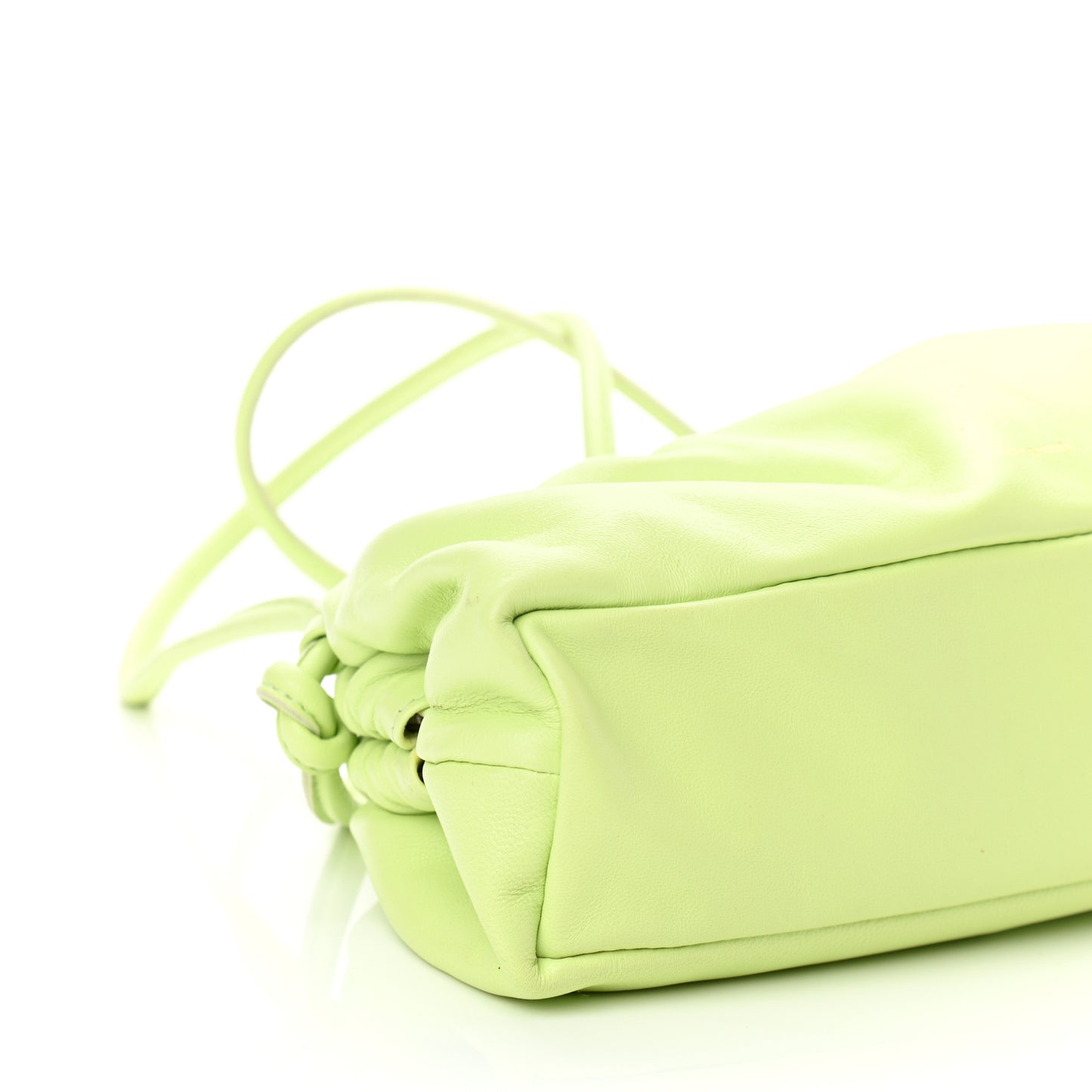 Lambskin Mini Cloud Clutch Mint