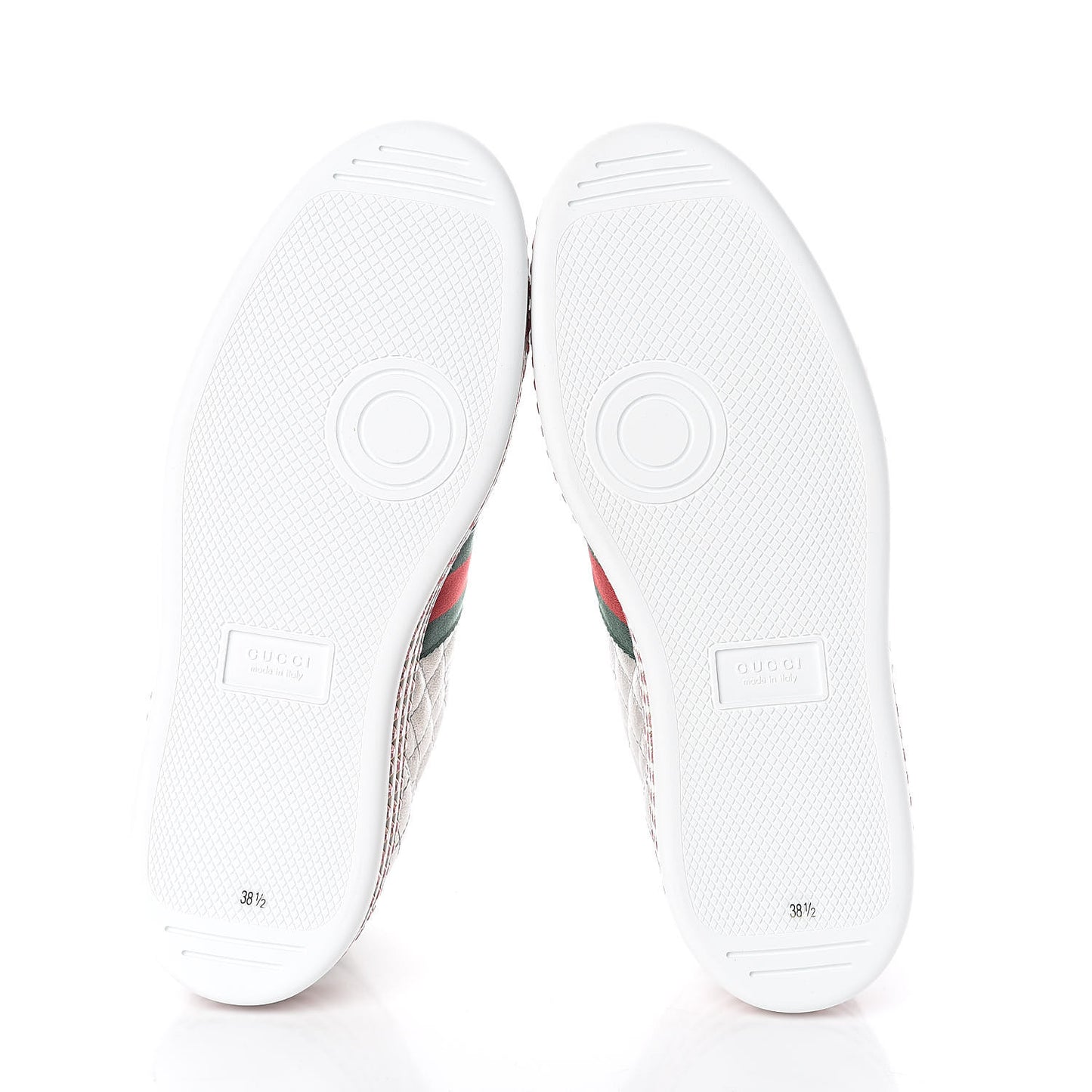 Laminated Nappa Crystal Web Bee Embroidered Trapuntata Womens Ace Platform Sneakers 38.5 Argento