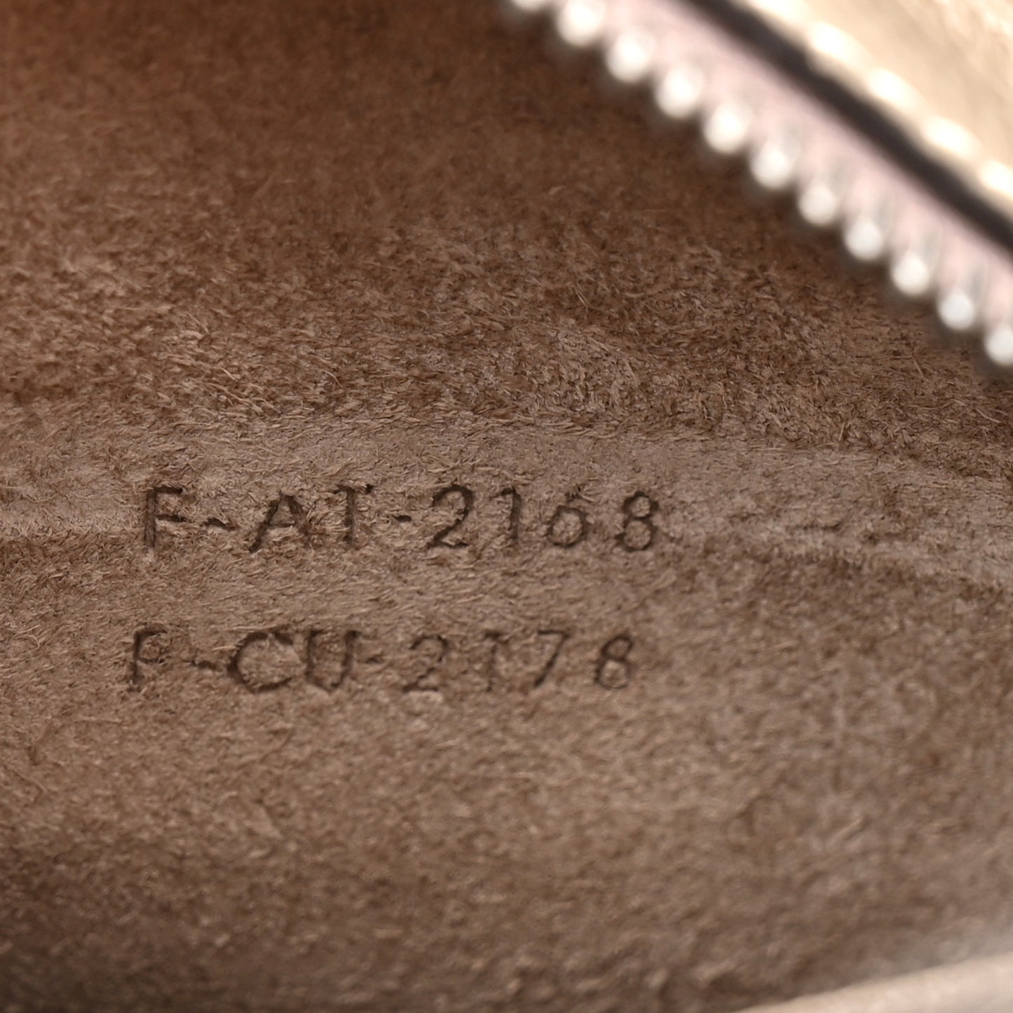 Drummed Calfskin Nano Luggage Souris
