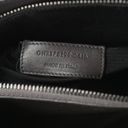 Saint Laurent Grained Calfskin Small Sac De Jour Coal 7 of 13