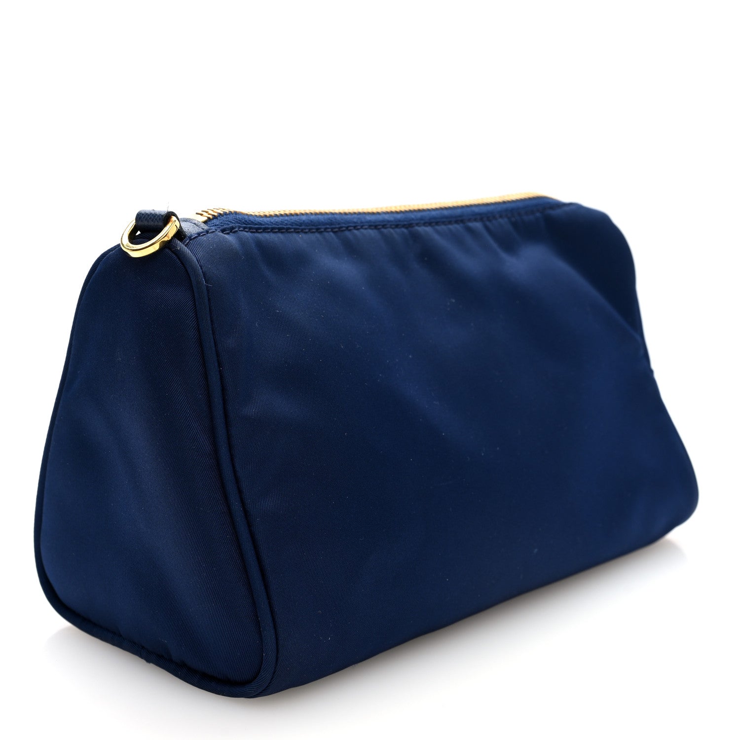 Prada Tessuto Nylon Wristlet Pouch Blue 3 of 6