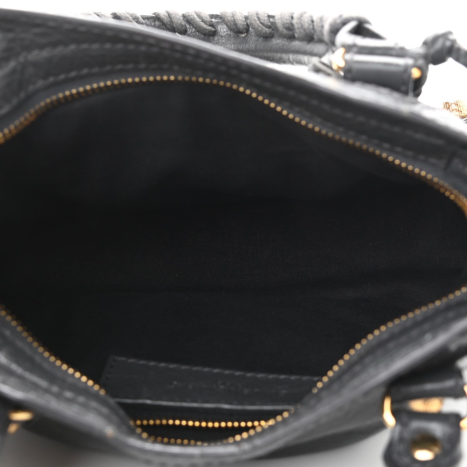 Balenciaga Agneau Giant 12 Gold Hardware Mini City Gris Fossile 5 of 9