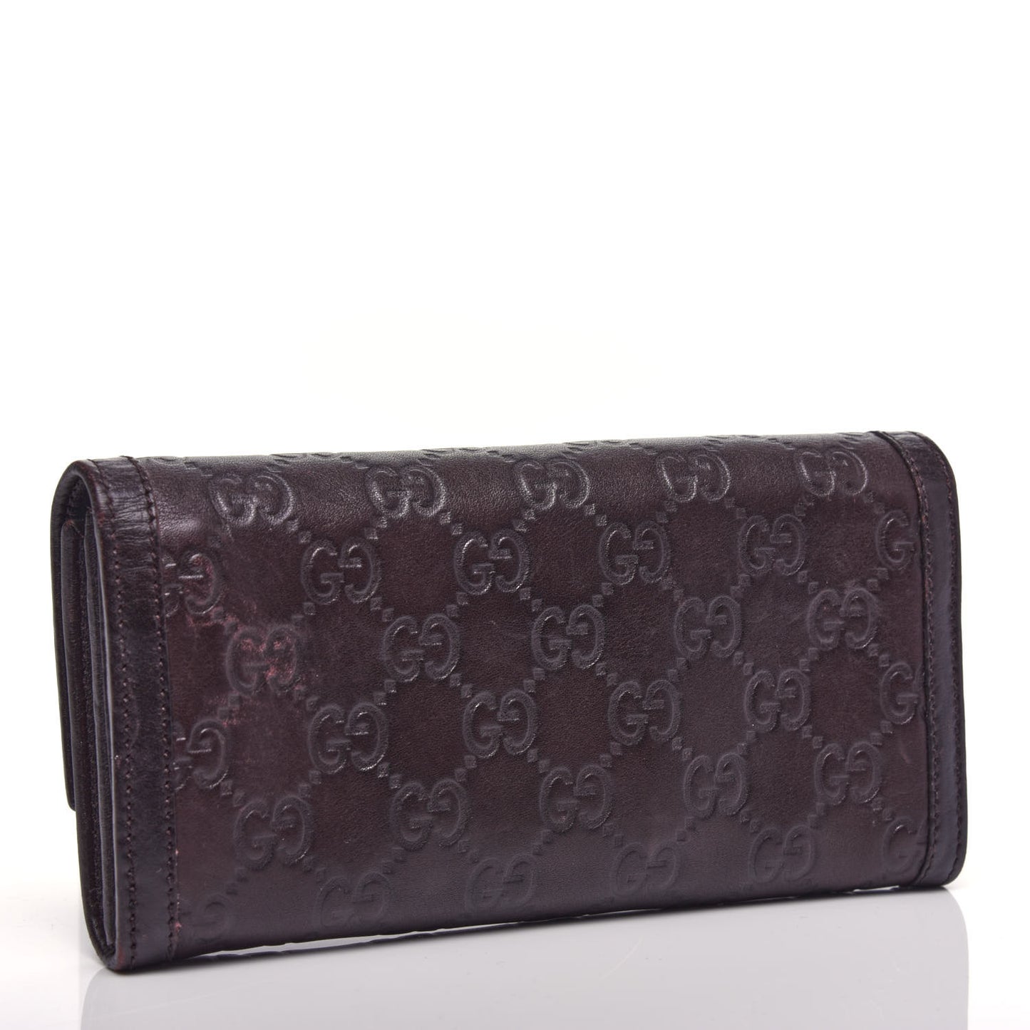 Guccissima Sukey Continental Wallet Purple