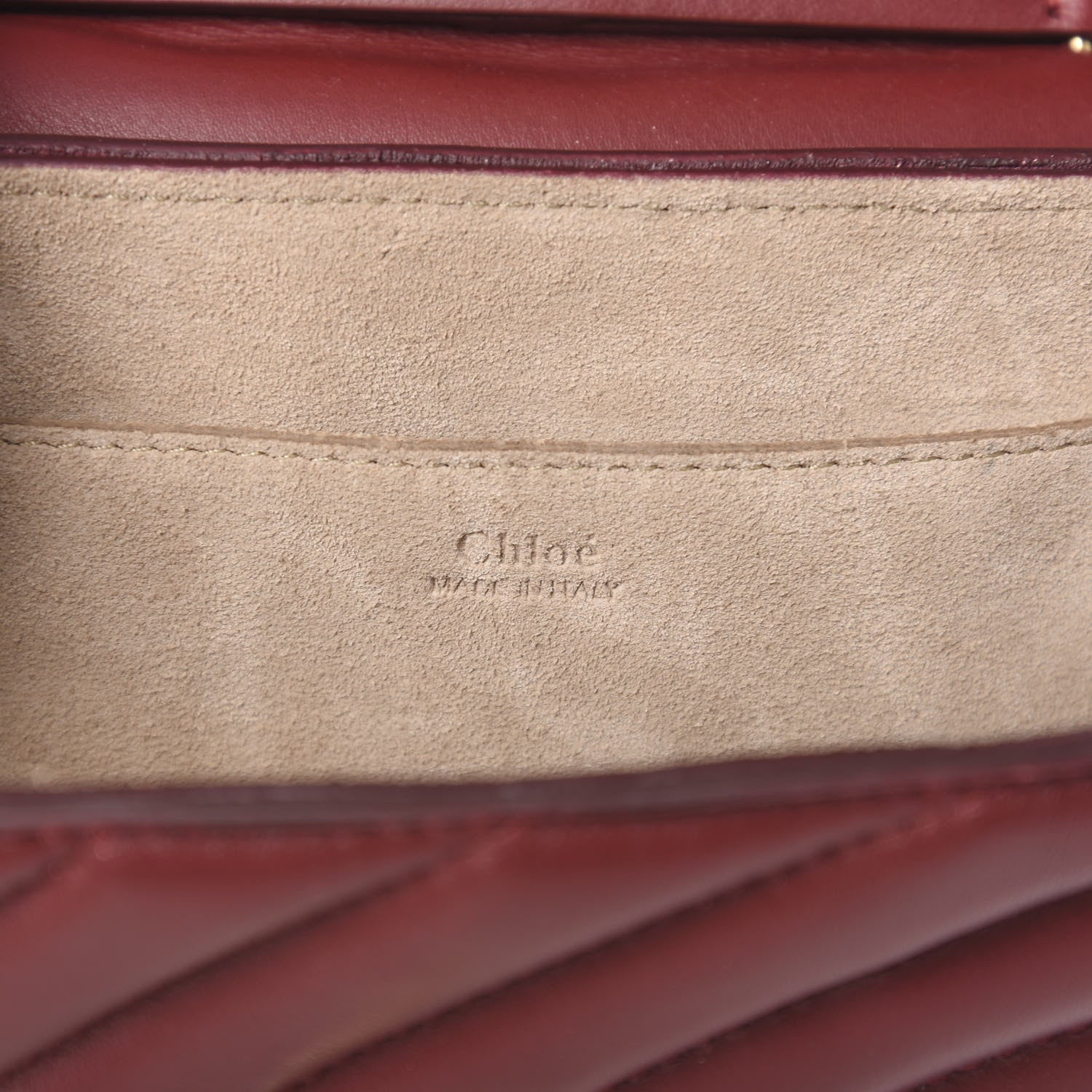 Chloe Calfskin Quilted Mini Drew Bijou Shoulder Bag Plum Purple 7 of 11