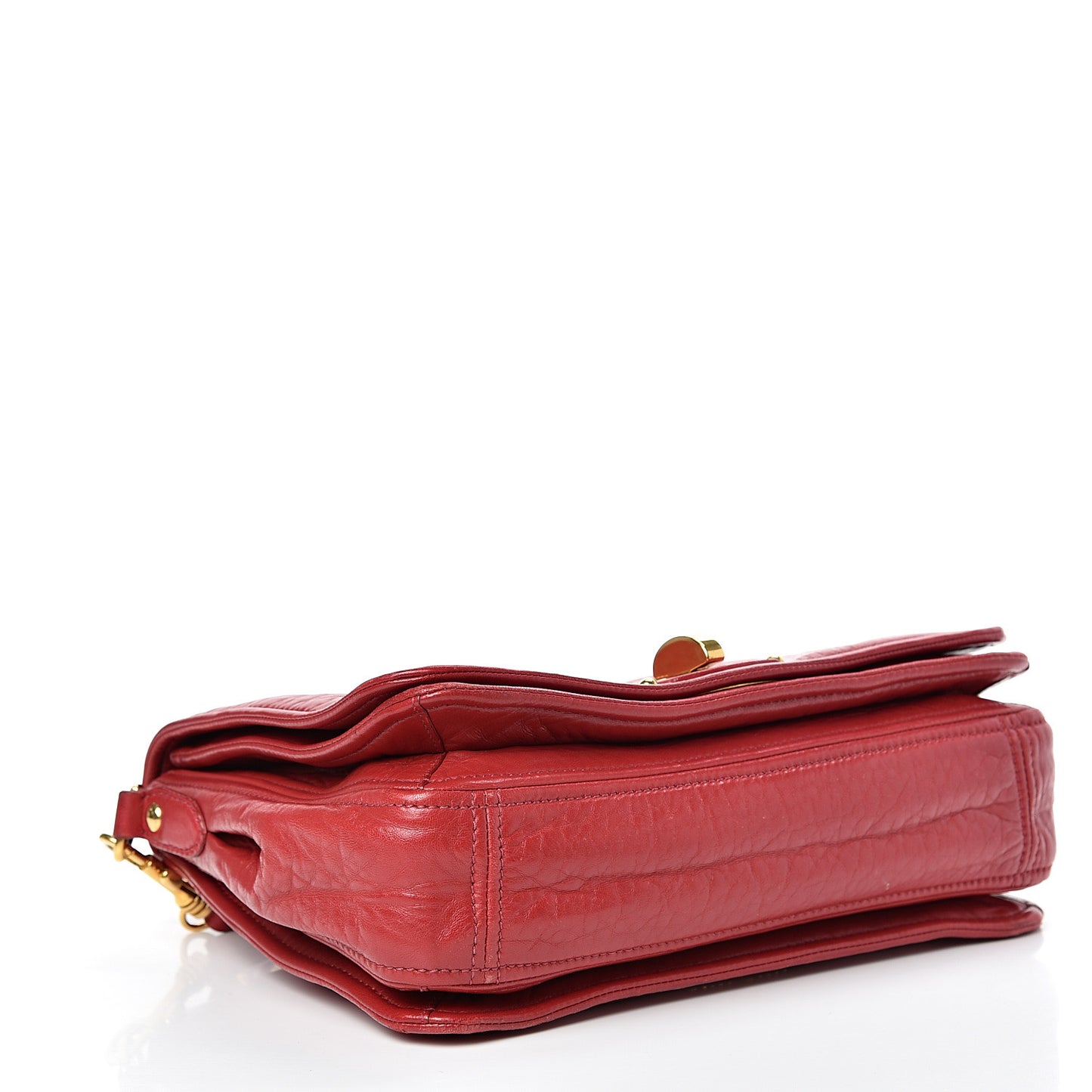 Nappa Padded Shoulder Bag Rubino