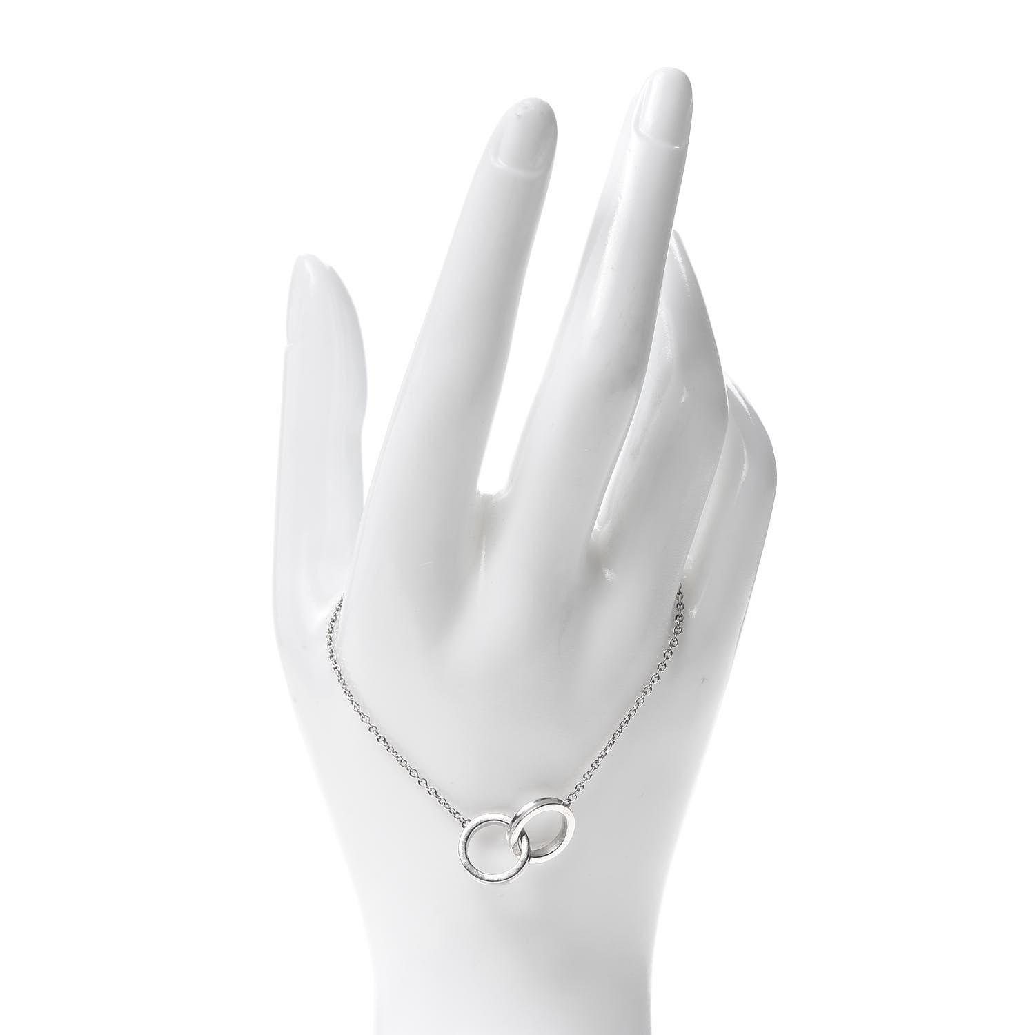 Tiffany Sterling Silver 1837 Interlocking Bracelet 2 of 7