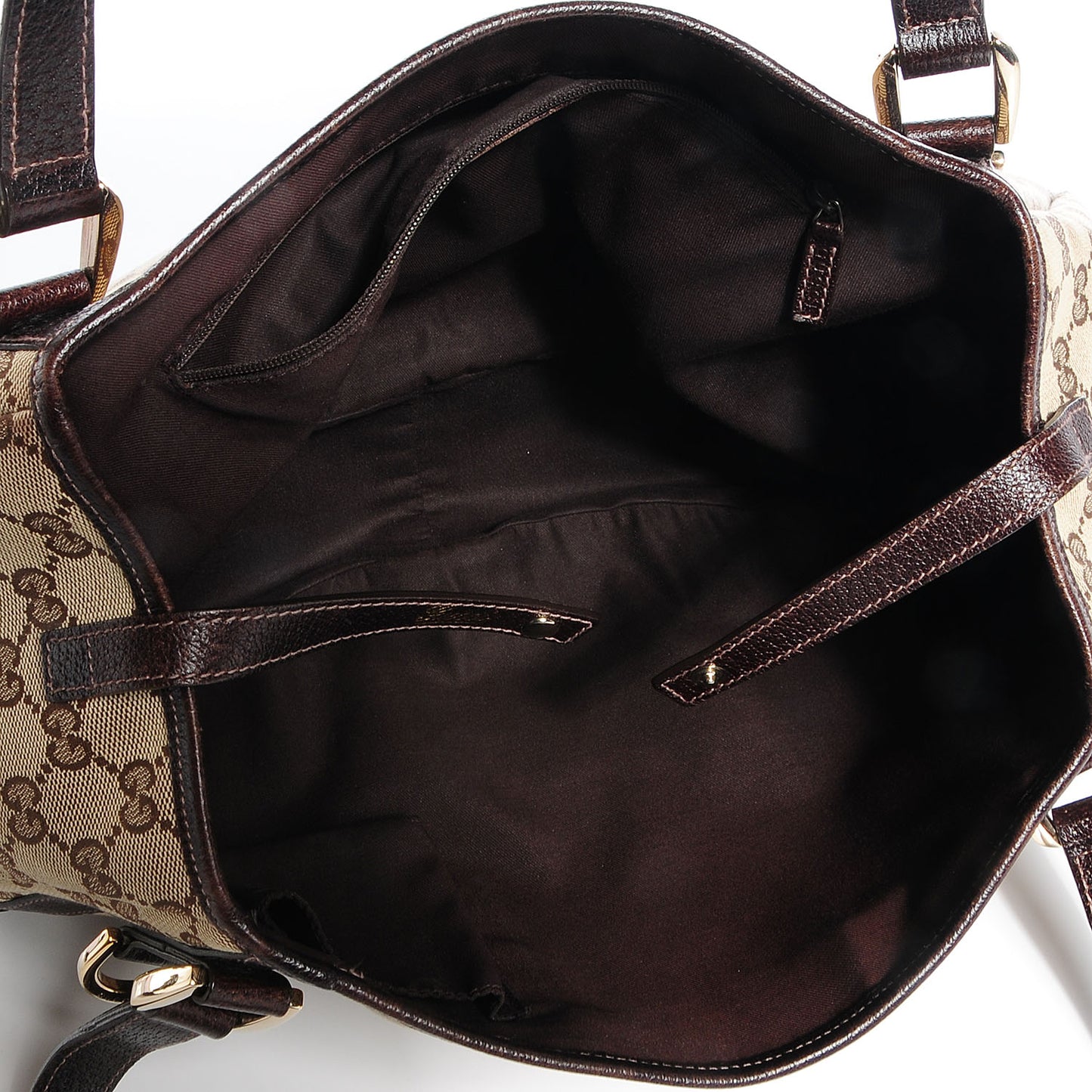 Monogram Medium Abbey Shoulder Bag Brown