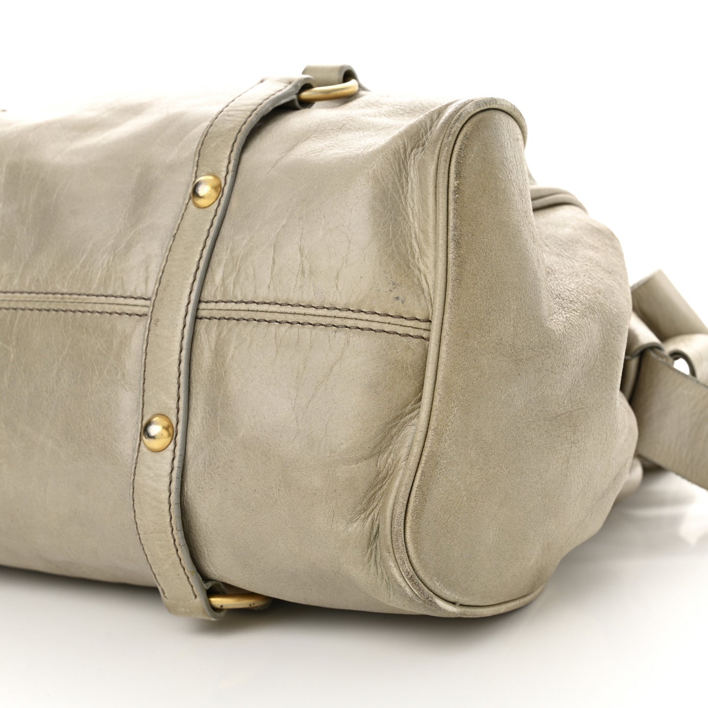 Vitello Lux Medium Bow Bag Grey