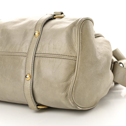 Miu Miu Vitello Lux Medium Bow Bag Grey 10 of 24