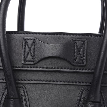 Celine Smooth Calfskin Micro Luggage Black 16 of 20