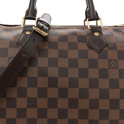 Louis Vuitton Damier Ebene Speedy Bandouliere 30 8 of 11