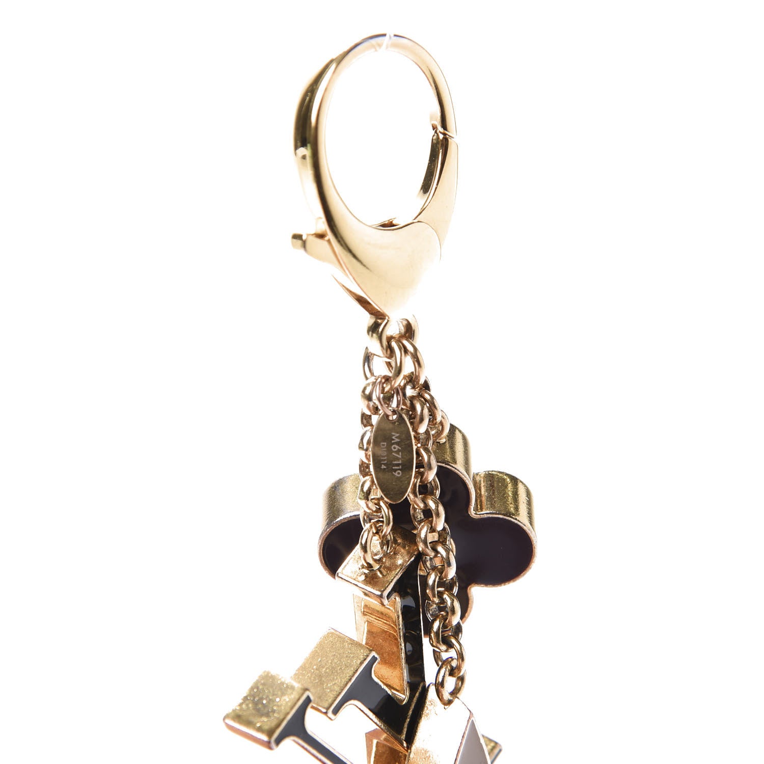 Louis Vuitton Fleur De Monogram Bag Charm Dore 3 of 3