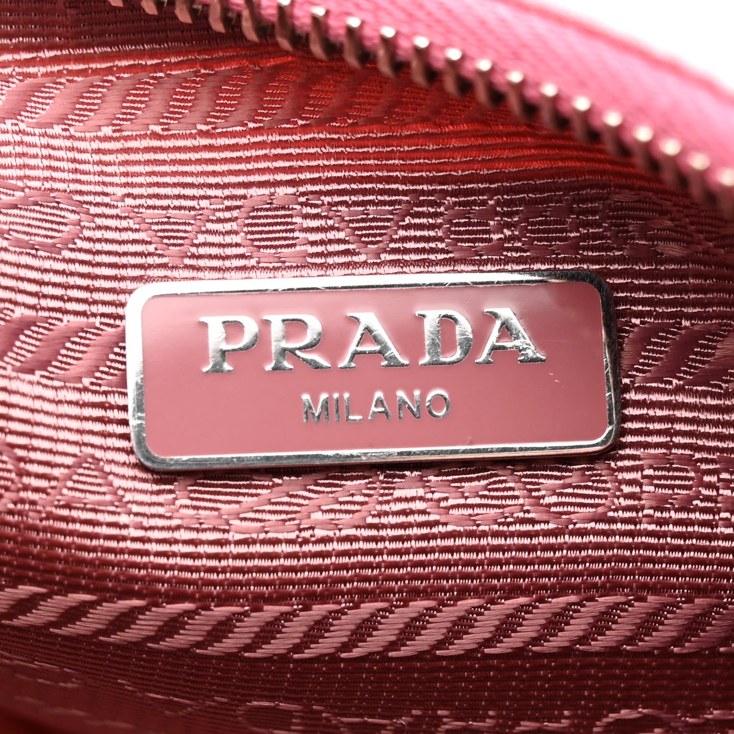 Prada Nylon Re-Edition 2005 Shoulder Bag Begonia 6 of 10