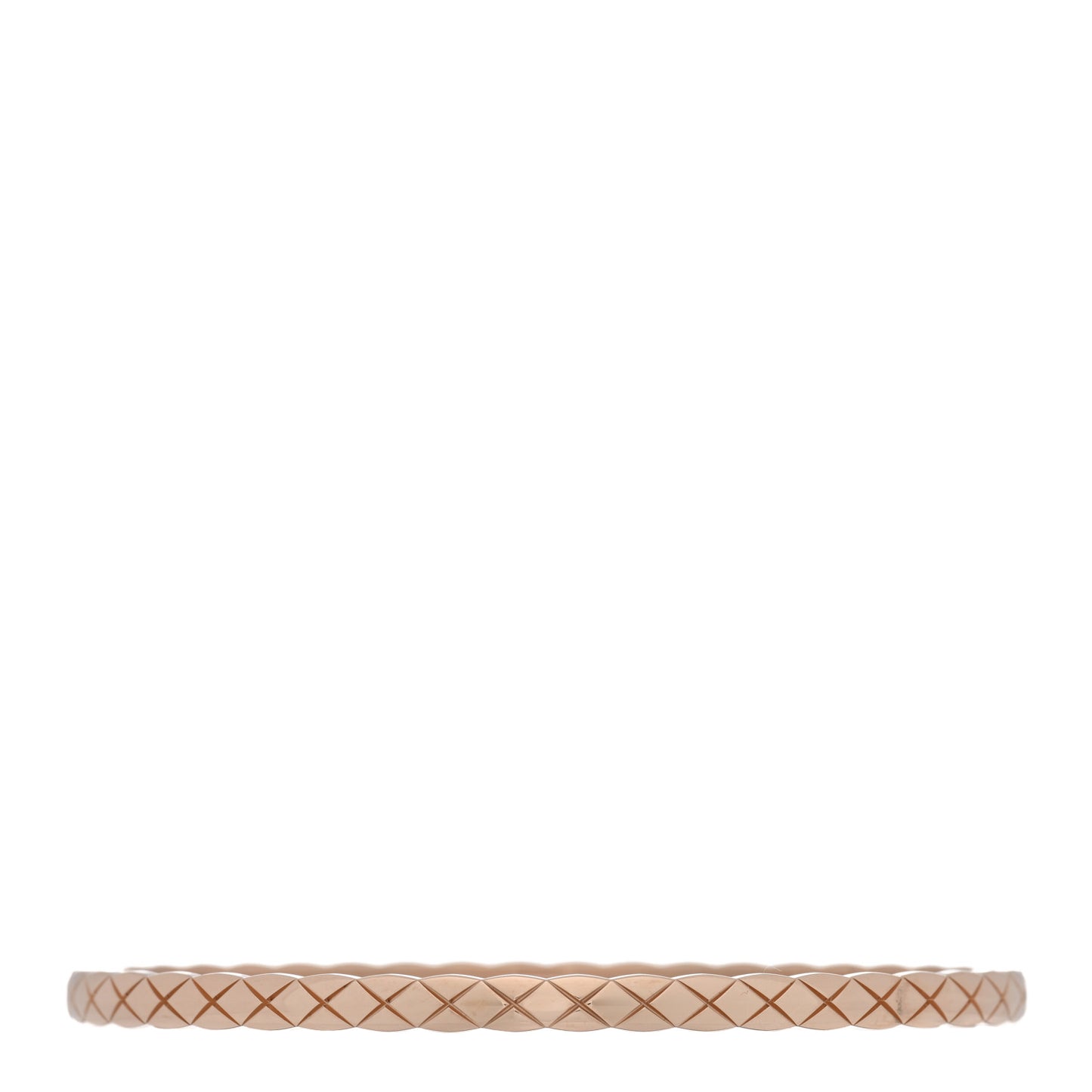 18K Beige Gold Mini Coco Crush Bangle Bracelet L