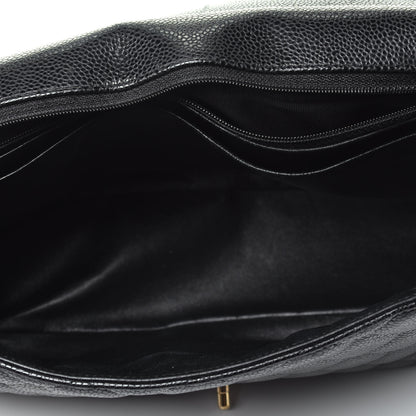 Chanel Caviar Quilted Maxi Single Flap Black 5 of 9