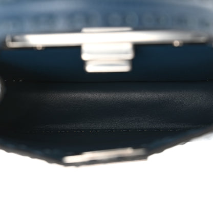 Fendi Cuoio Romano Selleria Chamois Small Peekaboo I SEE U Satchel Placca Argento 5 of 10