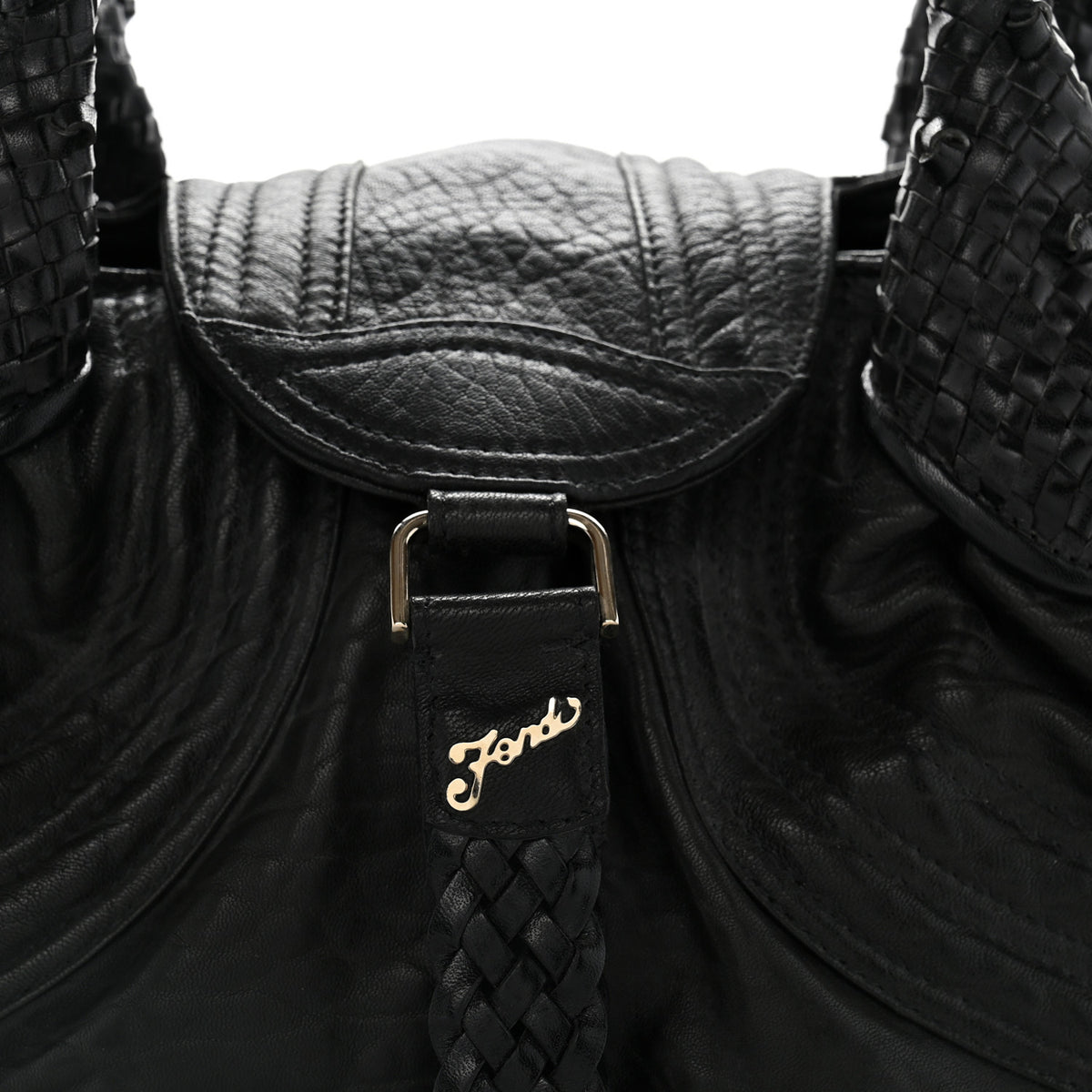 Fendi Nappa Nuvolata Small Spy Black 7 of 9