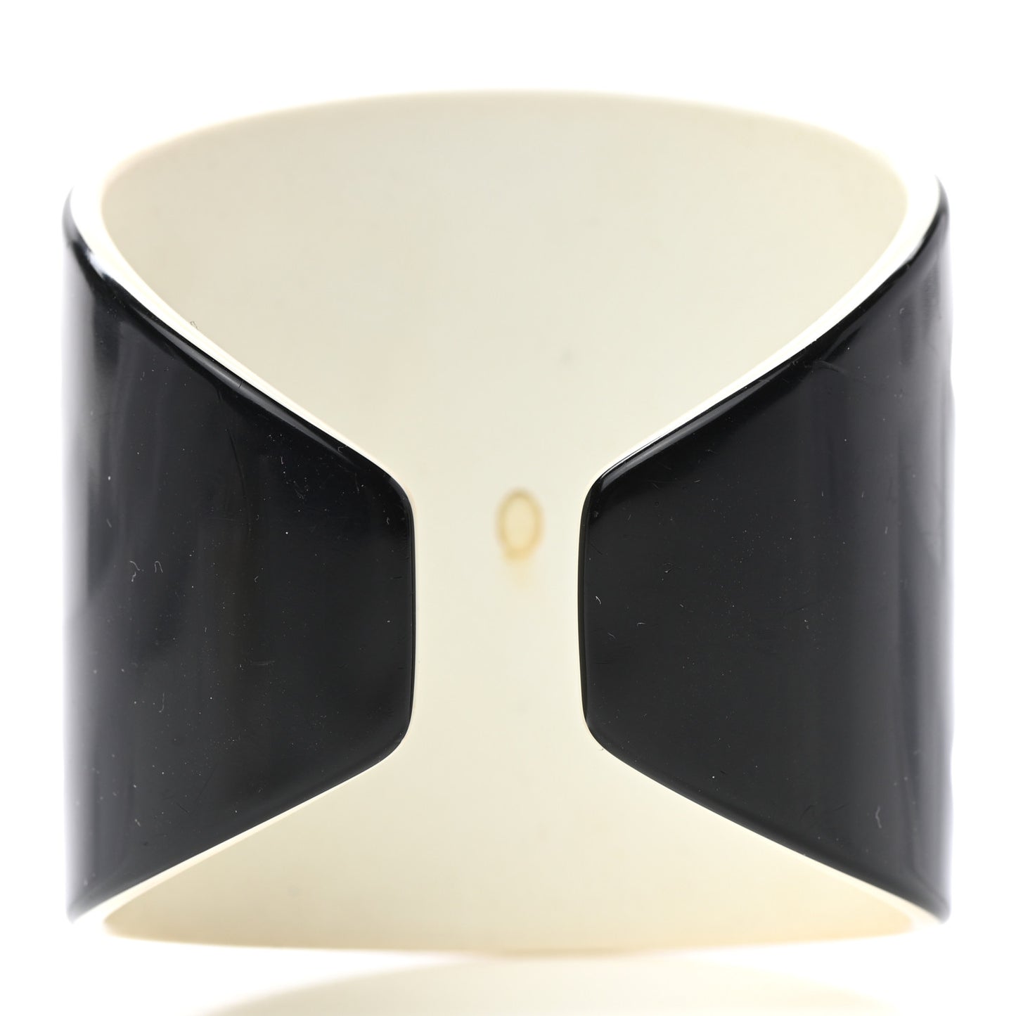 Resin CC Wide Cuff Black White