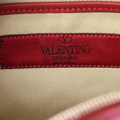 Valentino Garavani Calfskin Rockstud Camera Crossbody Bag Red 8 of 8