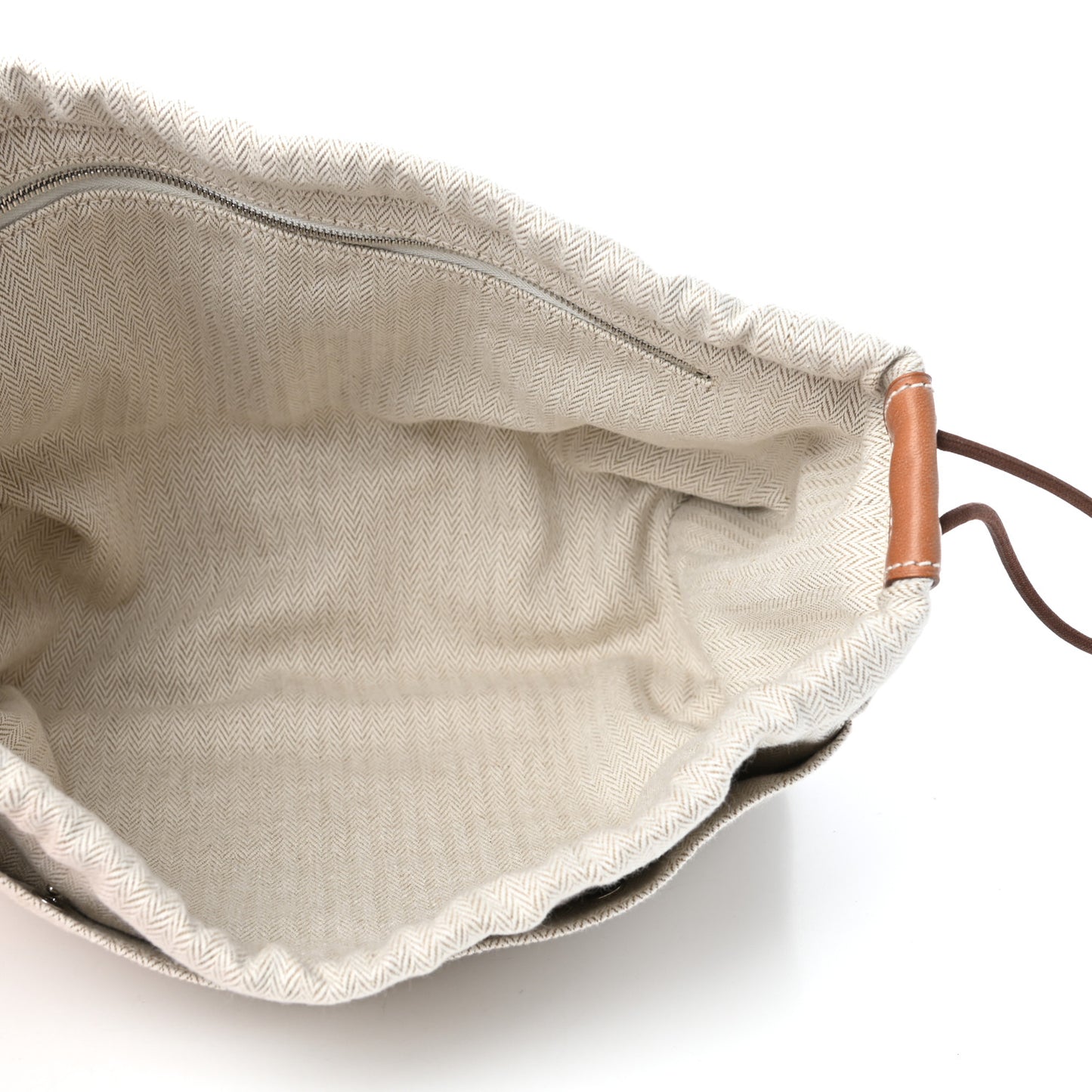 Canvas Barenia Fourbi 25 MM Pouch Naturel Fauve