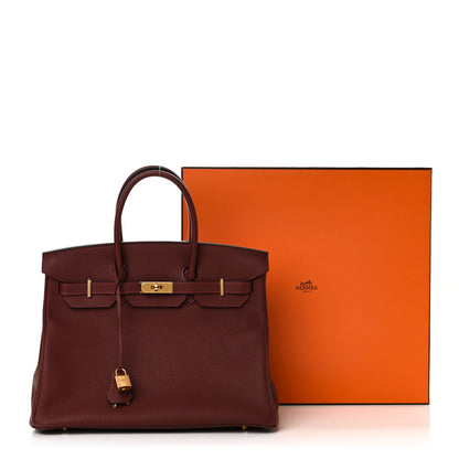 Hermes Togo Birkin 35 Rouge H 11 of 11