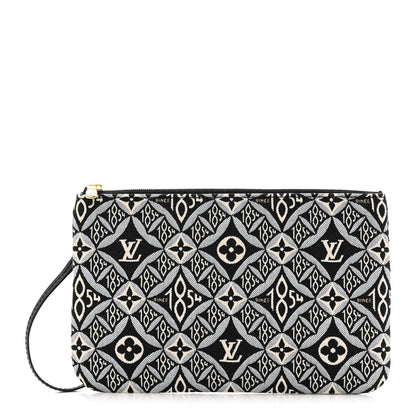 Louis Vuitton Jacquard Since 1854 Neverfull MM GM Pochette Grey 1 of 6