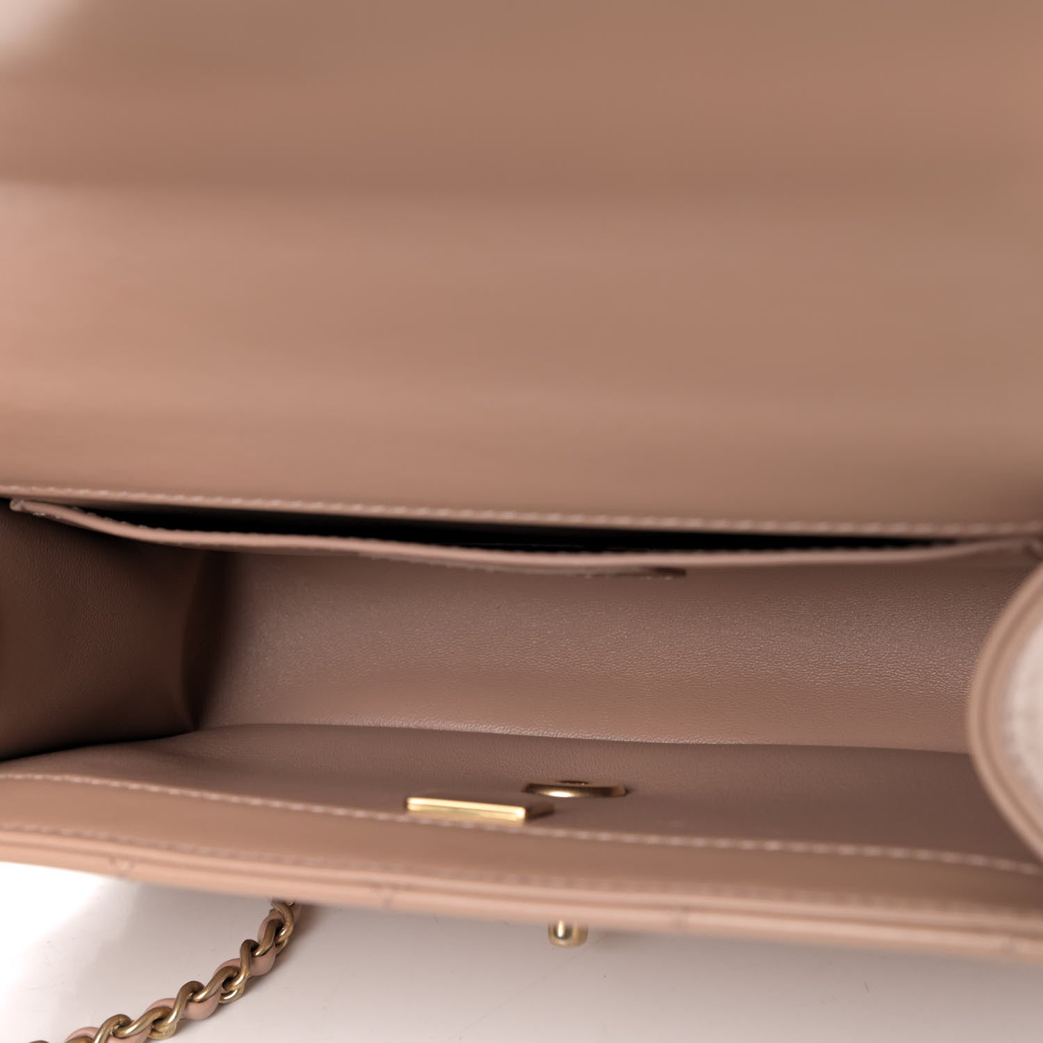 Chanel Calfskin Quilted Perfect Fit Flap Beige 4 of 4