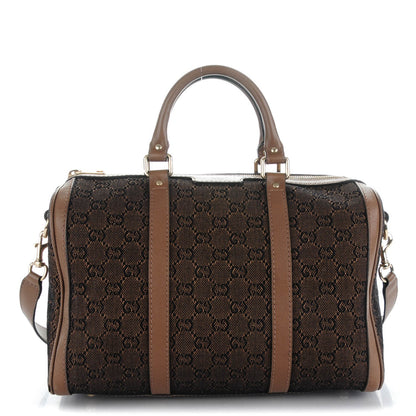 Gucci Monogram Canvas Medium Joy Boston Brown 1 of 9