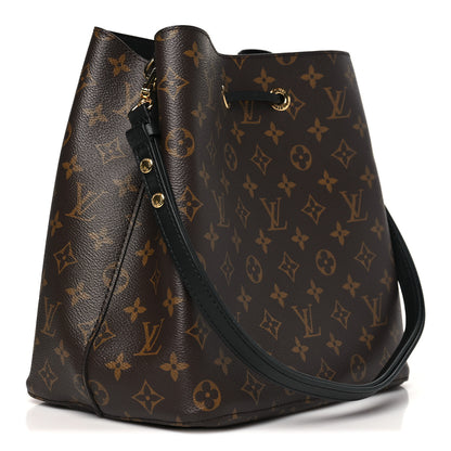Louis Vuitton Monogram Neonoe MM Black 3 of 11