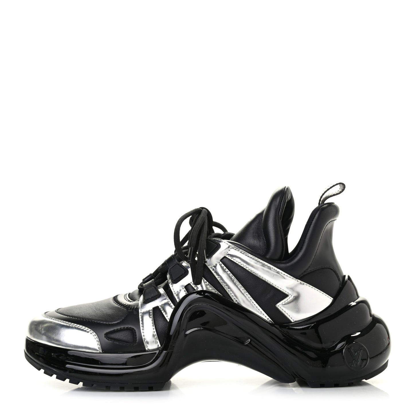 Patent LV Archlight Sneakers 41 Black Silver