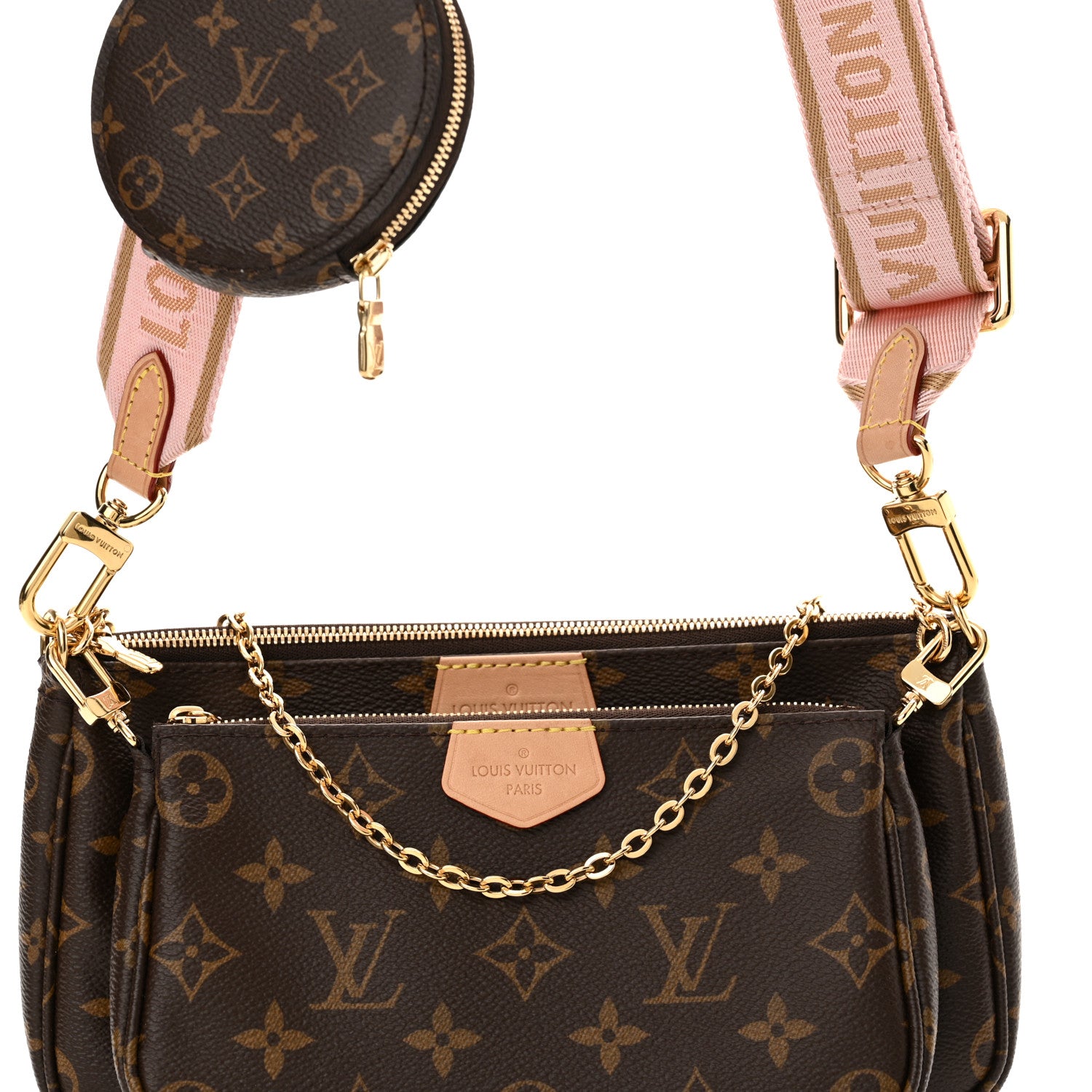 Louis Vuitton Monogram Multi Pochette Accessories Rose Clair 9 of 11