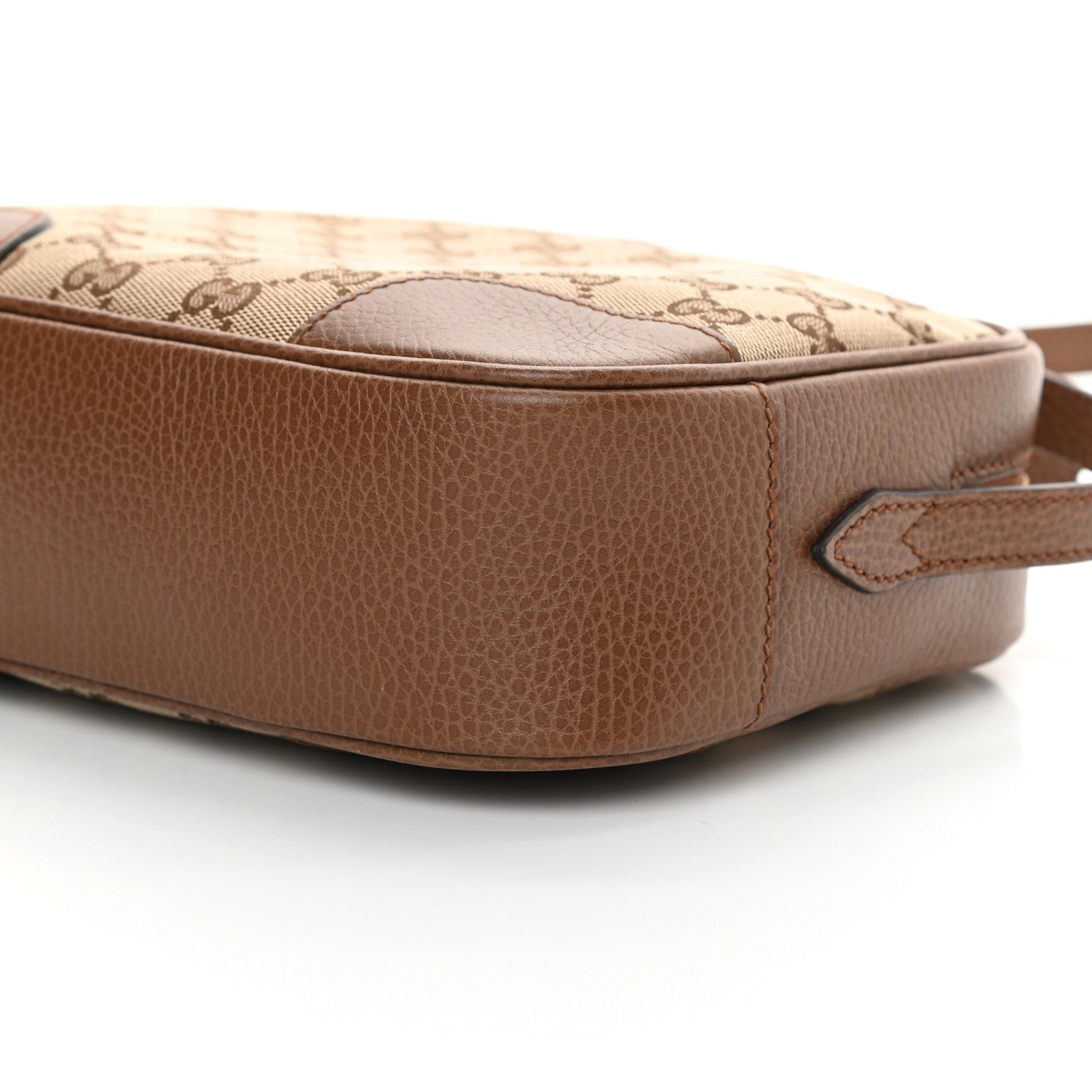Gucci Monogram Mini Bree Messenger Bag Beige Tabacco 10 of 10
