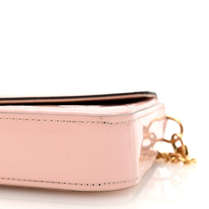 Louis Vuitton Vernis Felicie Chain Wallet Rose Ballerine 9 of 9