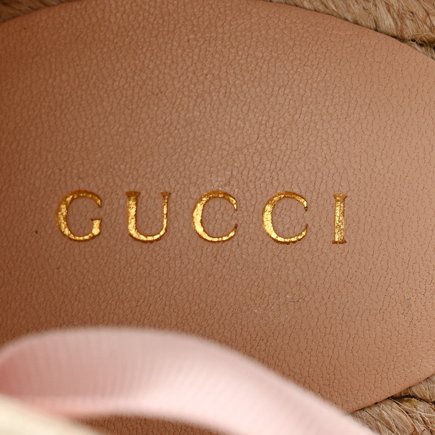 Gucci Canvas Grossgrain Embroidered Judit Ankle Wrap Platform 35/120mm Espadrille Wedges 40 White Shell 6 of 11