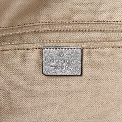 Gucci Metallic Guccissima Medium Sukey Boston Silver 8 of 15