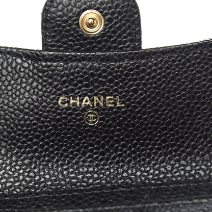 Chanel Caviar Quilted Flap Card Holder Black 6 of 9
