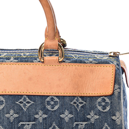 Louis Vuitton Monogram Denim Neo Speedy Blue 14 of 24