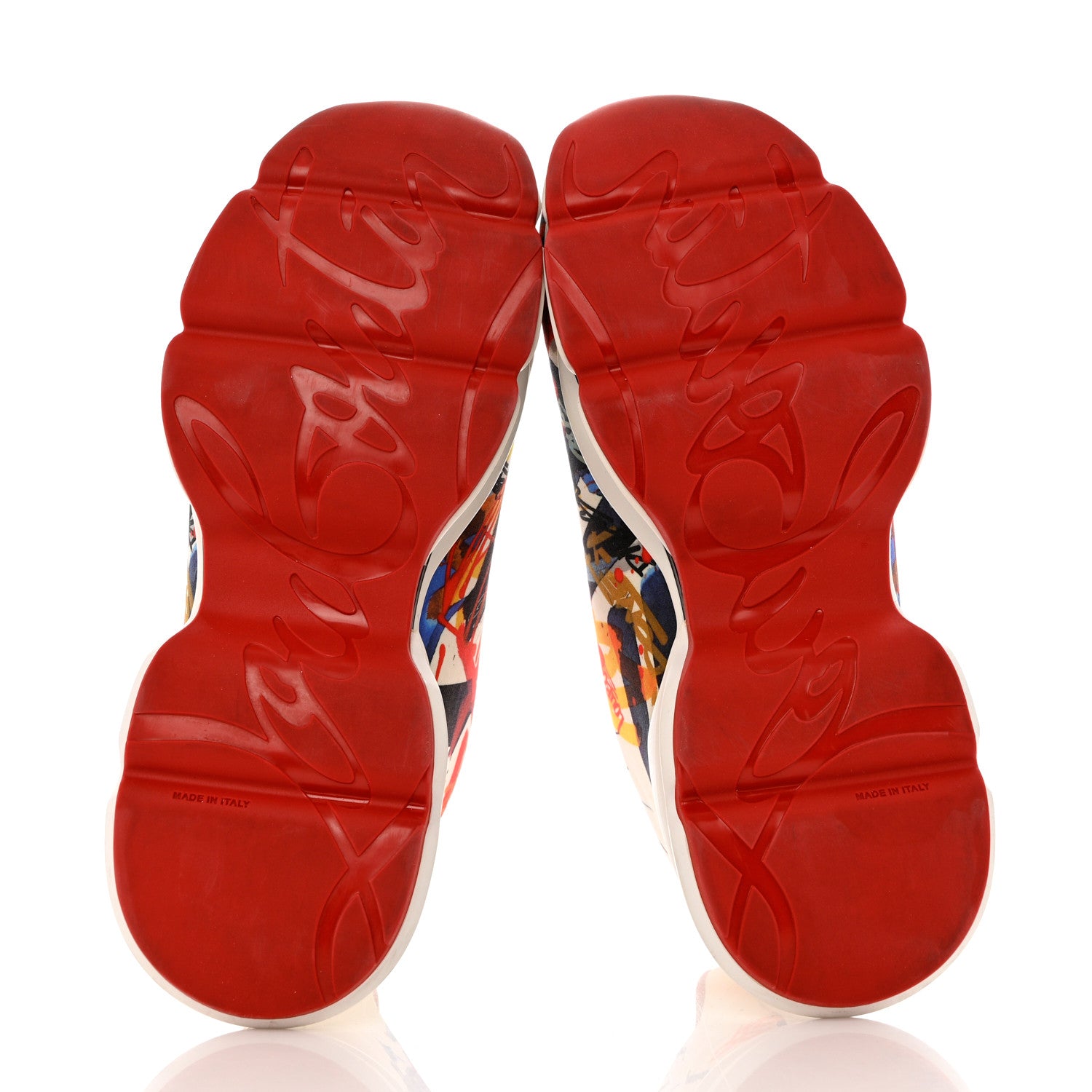 Christian Louboutin Neoprene Sock Space Run Donna Flat Sneakers 39 Multicolor 6 of 12