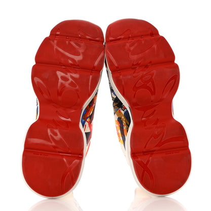 Christian Louboutin Neoprene Sock Space Run Donna Flat Sneakers 39 Multicolor 6 of 12