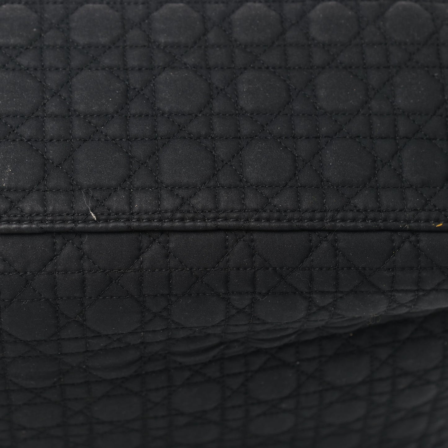 Nylon Cannage Large Lady Dior Black