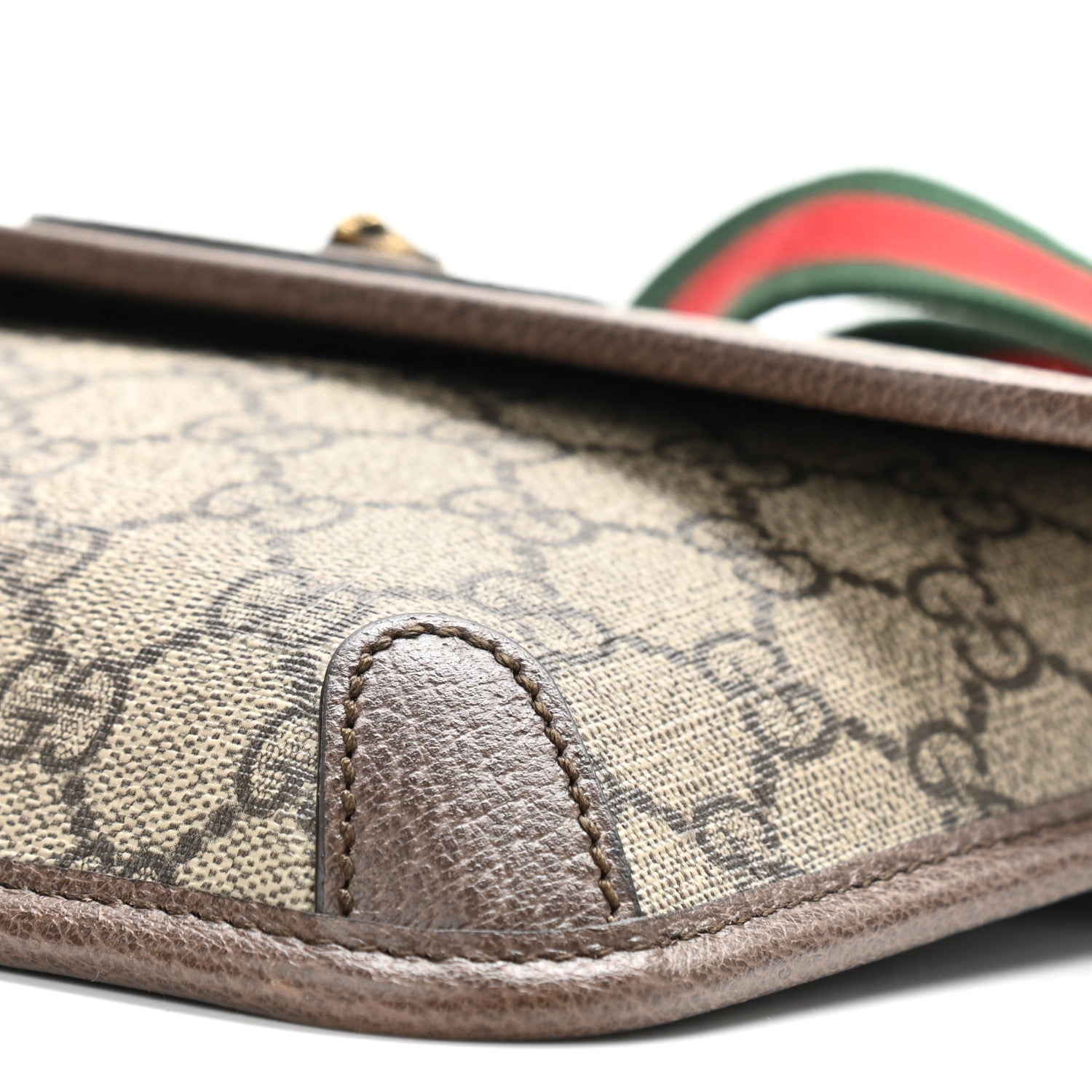 Gucci GG Supreme Monogram Neo Vintage Web Belt Bag Brown 10 of 10