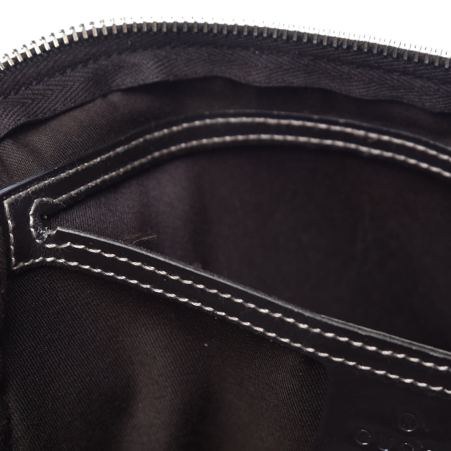GG Supreme Monogram Medium Boston Dark Brown