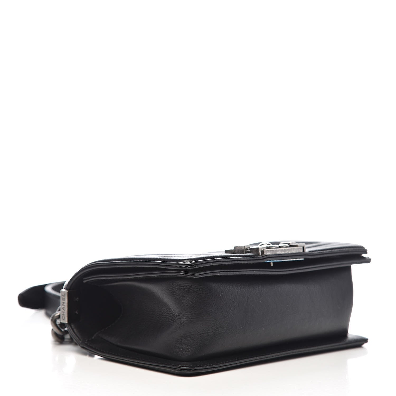 Chanel Calfskin Double Stitch Small Boy Flap Black 4 of 10